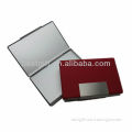 Metal square business cards box